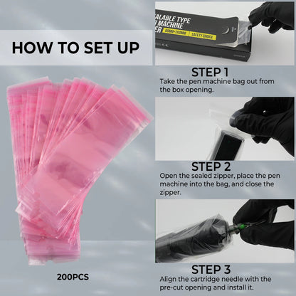 Protection jetables auto-adhésifs pour machines | Discover Device 200Pcs