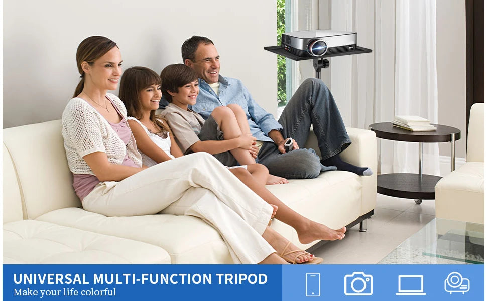 1-10KG Projector Tripod TD98 TDA6 X30 X5 PG600 Stand Adjustable Floor Projector Bracket Tripod Tray Portable Laptop Holder Mount