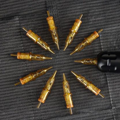 Ambition Glory RL 08/10/12 Tattoo Cartridge Needles 20pcs Disposable Sterilized Safety Tattoo Needle for Cartridge Machine Grips