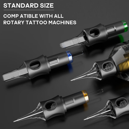 Tattoo Needles POSEIDON V5 20PCS Tattoo Needles Disposable Safty RL Tattoo Cartridge Needle Hot  Permanent Makeup Tattoo Needles