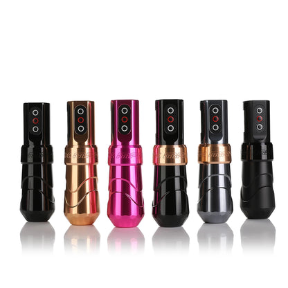 Flux MAX 4.0MM Rotating Tattoo Machine Wireless Permanent Makeup Machine 2400mAh Large Two Battery LED Display Screen Artist
