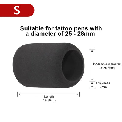1Pc Tattoo Grip Cover Anti Slip Memory Foam Tattoo Machine Pen Cover Tool Suitable for 25-33mm Diameter Sponge Tattoo Accessory