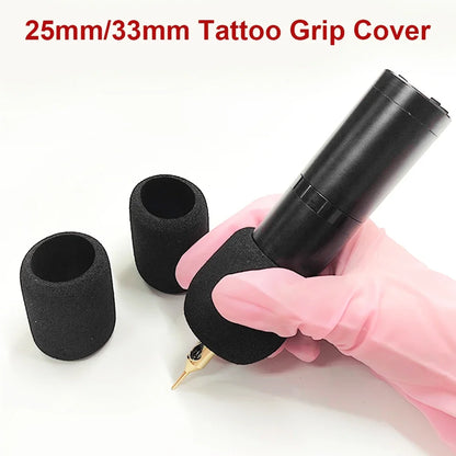 1Pc Tattoo Grip Cover Anti Slip Memory Foam Tattoo Machine Pen Cover Tool Suitable for 25-33mm Diameter Sponge Tattoo Accessory