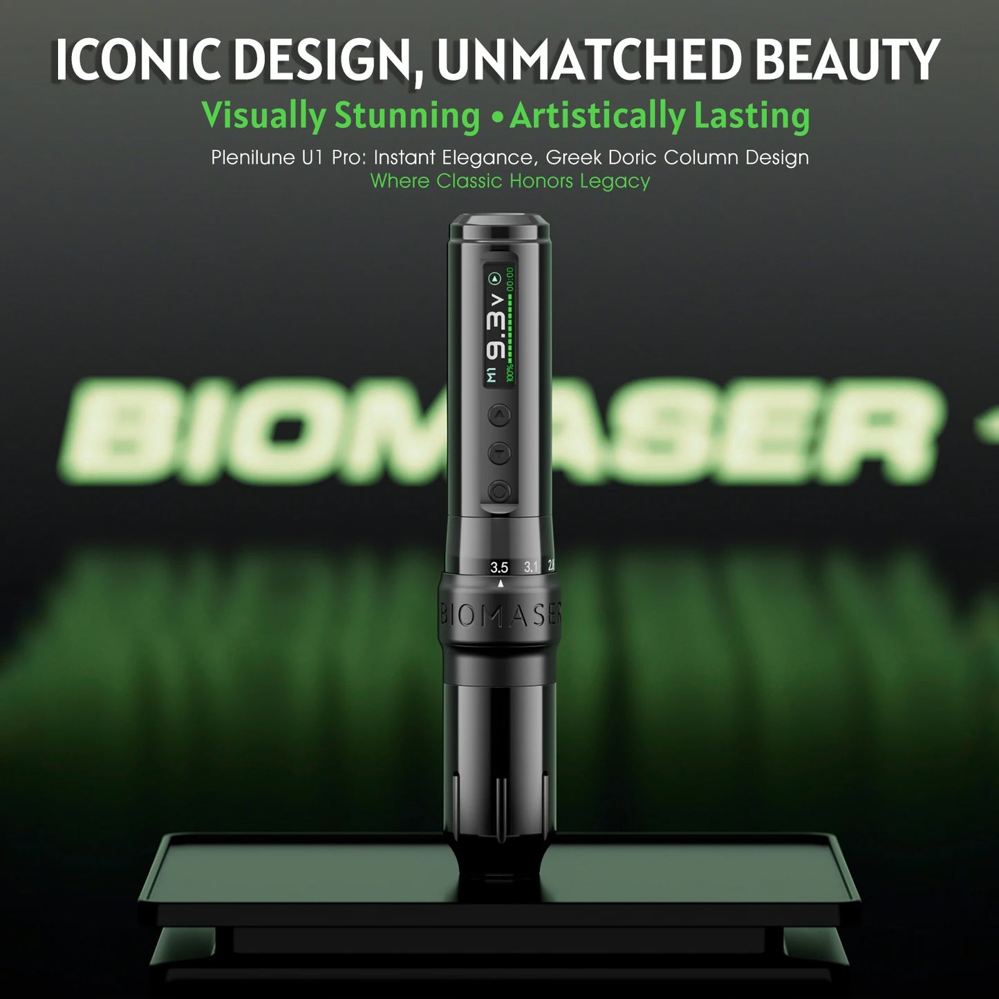 BIOMASER U1Pro Rotary Tattoo Machine Wireless PMU Machine Pen Permanent Makeup Machine Microblading Eyebrow Lip Tattoo Supplies
