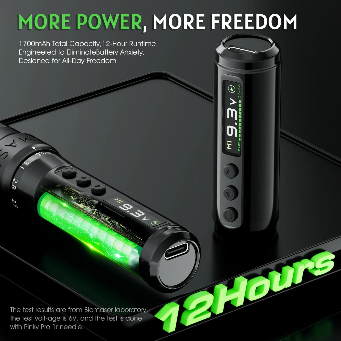 BIOMASER U1Pro Rotary Tattoo Machine Wireless PMU Machine Pen Permanent Makeup Machine Microblading Eyebrow Lip Tattoo Supplies
