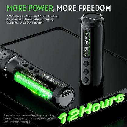 BIOMASER U1Pro Rotary Tattoo Machine Wireless PMU Machine Pen Permanent Makeup Machine Microblading Eyebrow Lip Tattoo Supplies