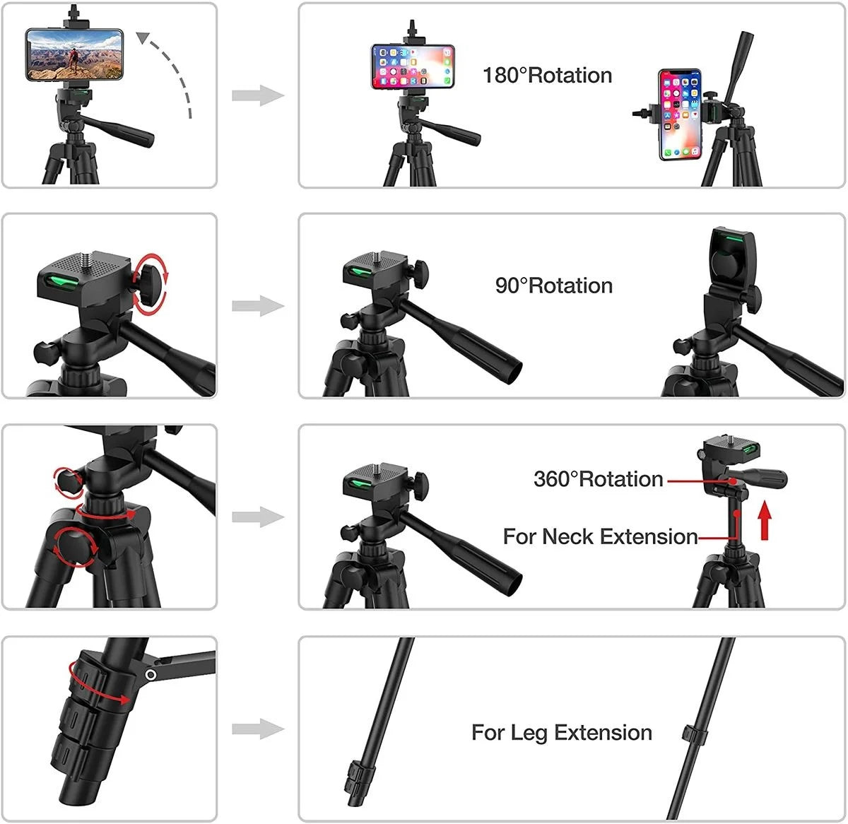 Trépied Bluetooth  | 35 à 103 cm