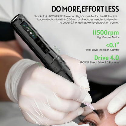 BIOMASER U1Pro Rotary Tattoo Machine Wireless PMU Machine Pen Permanent Makeup Machine Microblading Eyebrow Lip Tattoo Supplies