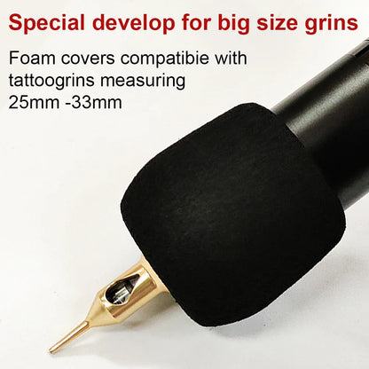 1Pc Tattoo Grip Cover Anti Slip Memory Foam Tattoo Machine Pen Cover Tool Suitable for 25-33mm Diameter Sponge Tattoo Accessory