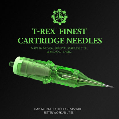 T-Rex 20pcs box tattoo needle RL disposable tattoo needle 0.35mm tattoo rotary pen round lining tattoo needle safe and sterile
