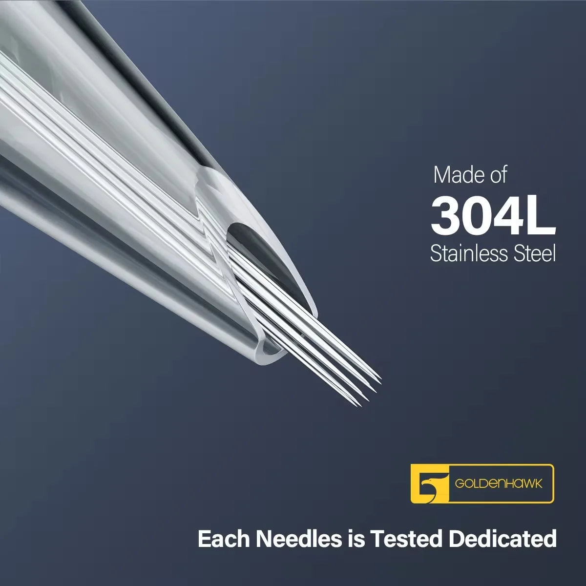20/50PCS Disposable Tattoo Needles Round Liner 1RL 3RL 5RL 7RL 9RL 11RL 14RL Steriled Semi-Permanent Cartridge Needles