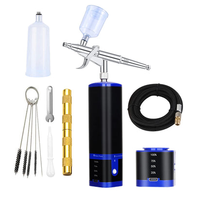 Aérographe professionnel avec kit compresseur | TM100-116W
