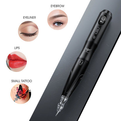 Biomaser S20 Wireless Tattoo Machine Pen for Permanent Makeup Pen Beginner Eyebrows Lips Tattoo Artist Supplies